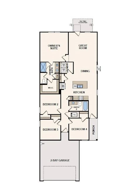 17859 Lionheart Road Conroe, TX 77306 - Photo 20 of 23 a picture of a floor plan