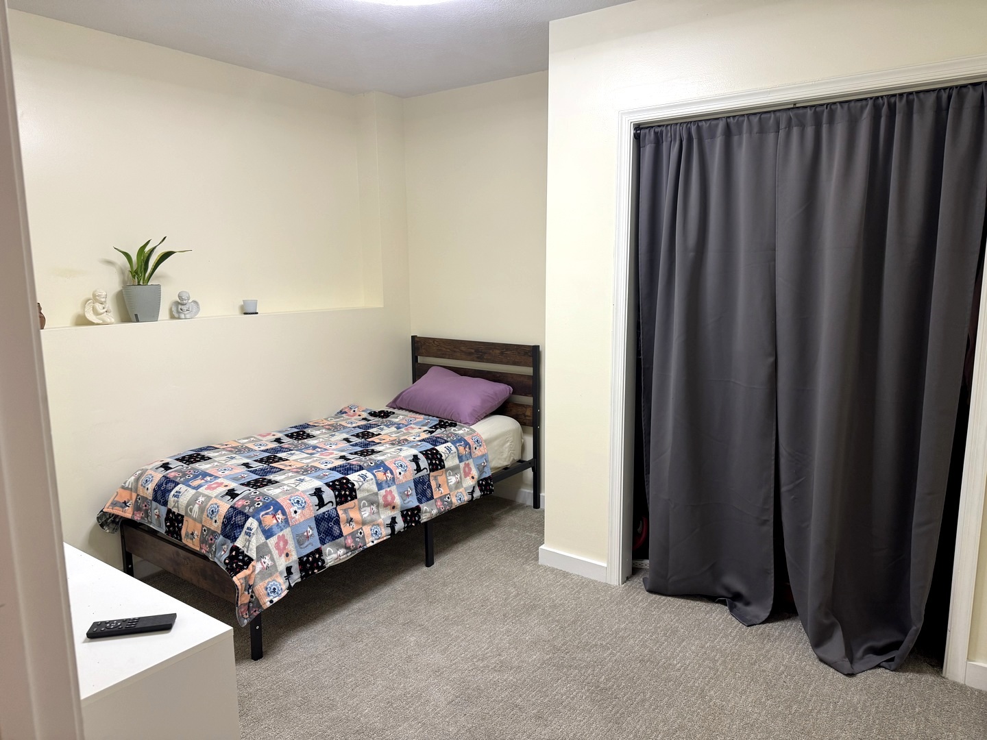 202 Front Street Malden, IL 61337 - Photo 14 of 17 a bedroom with bed and a window