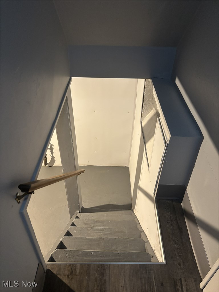 1019 Quilliams Road Cleveland Heights, OH 44121 - Photo 27 of 32 Staircase with wood finished floors