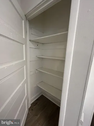 a view of walk in closet