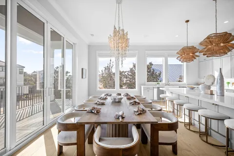 a white bath tub sitting in a bathroom