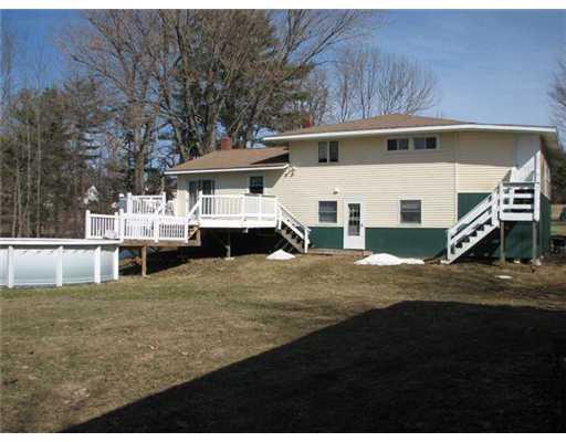 69 Falls Road Benton, ME 04901 - Photo 3 of 16 Exterior Back. 21 ft round pool. 2...