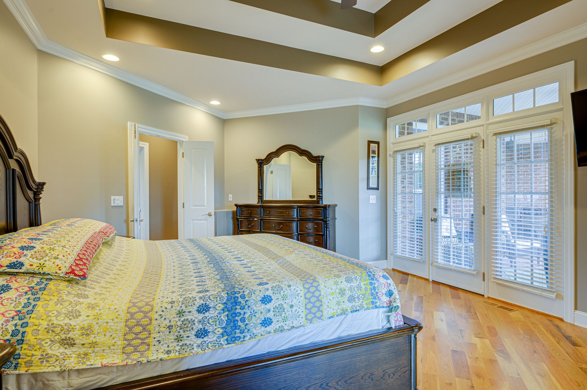 775 Ivy Lake Road Morrison, TN 37357 - Photo 17 of 69 a bedroom with a large bed and a window