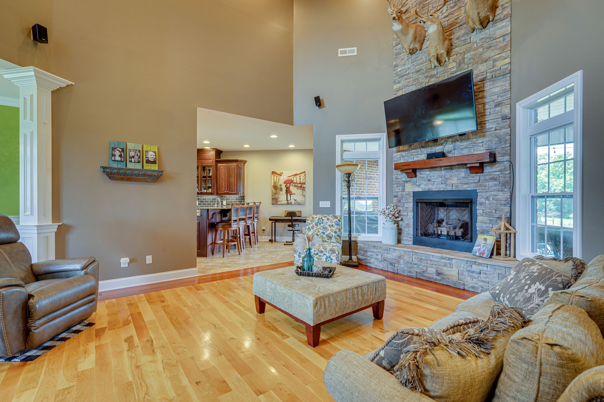 775 Ivy Lake Road Morrison, TN 37357 - Photo 9 of 69 a living room with furniture and a flat screen tv