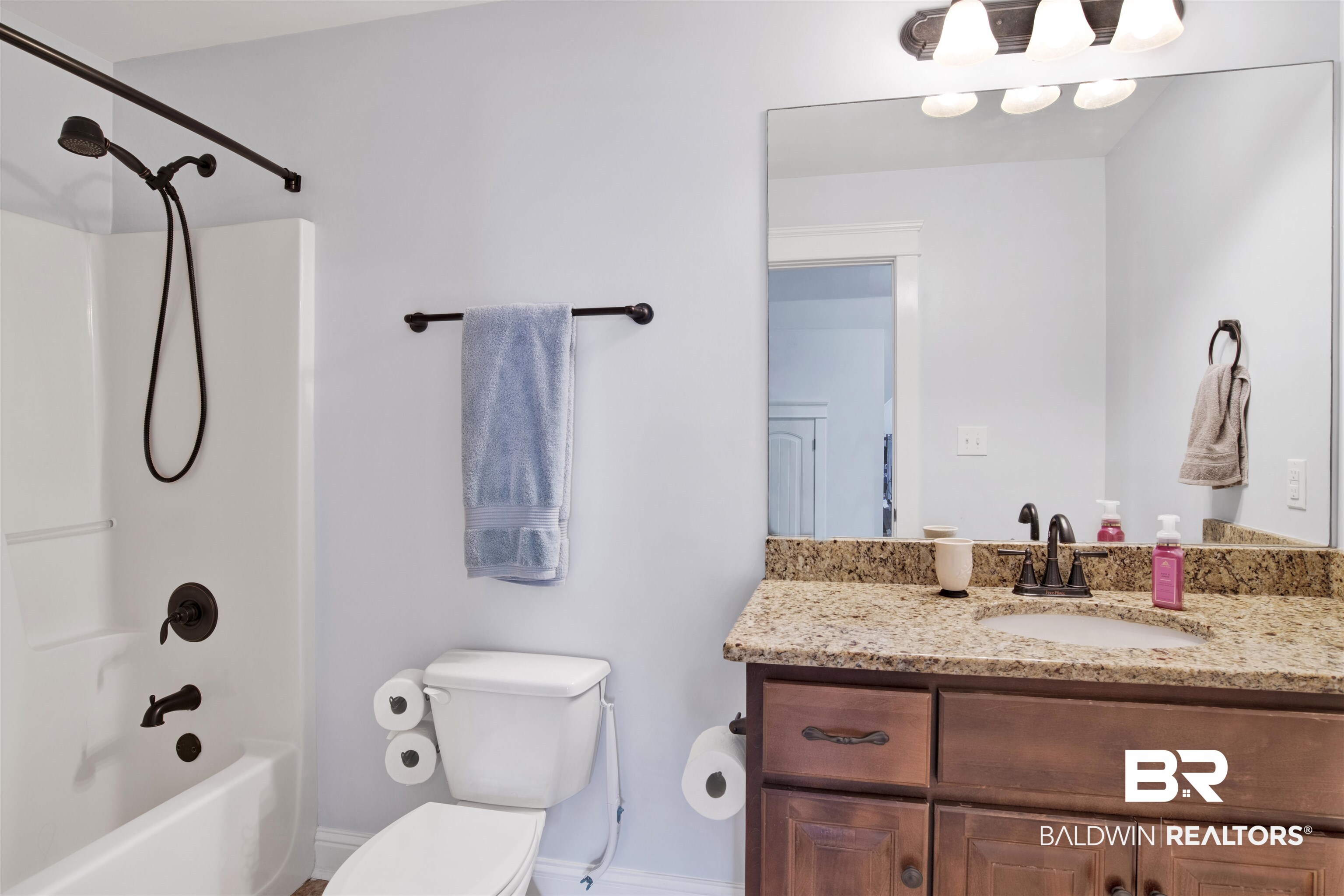 12418 Cambron Trail Daphne, AL 36527 - Photo 32 of 44 Full bathroom featuring toilet, shower combination, and vanity