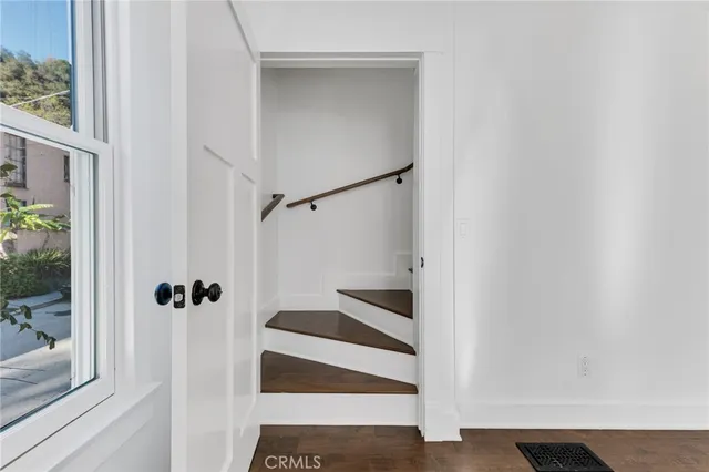 a view of a walk in closet