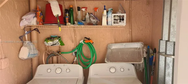 a view of water heater room