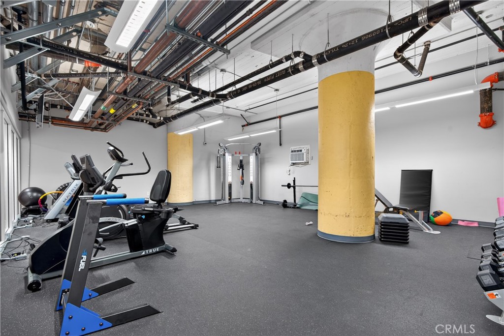 200 North San Fernando Road, Unit 315 Los Angeles, CA 90031 - Photo 36 of 42 a view of a room with gym equipment