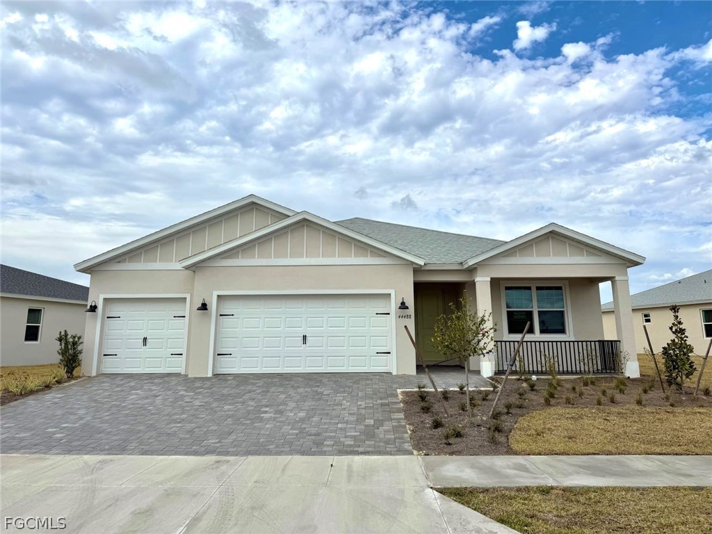 44488 Frontier Drive Punta Gorda, FL 33982 - Photo 1 of 21 front view of house with a yard