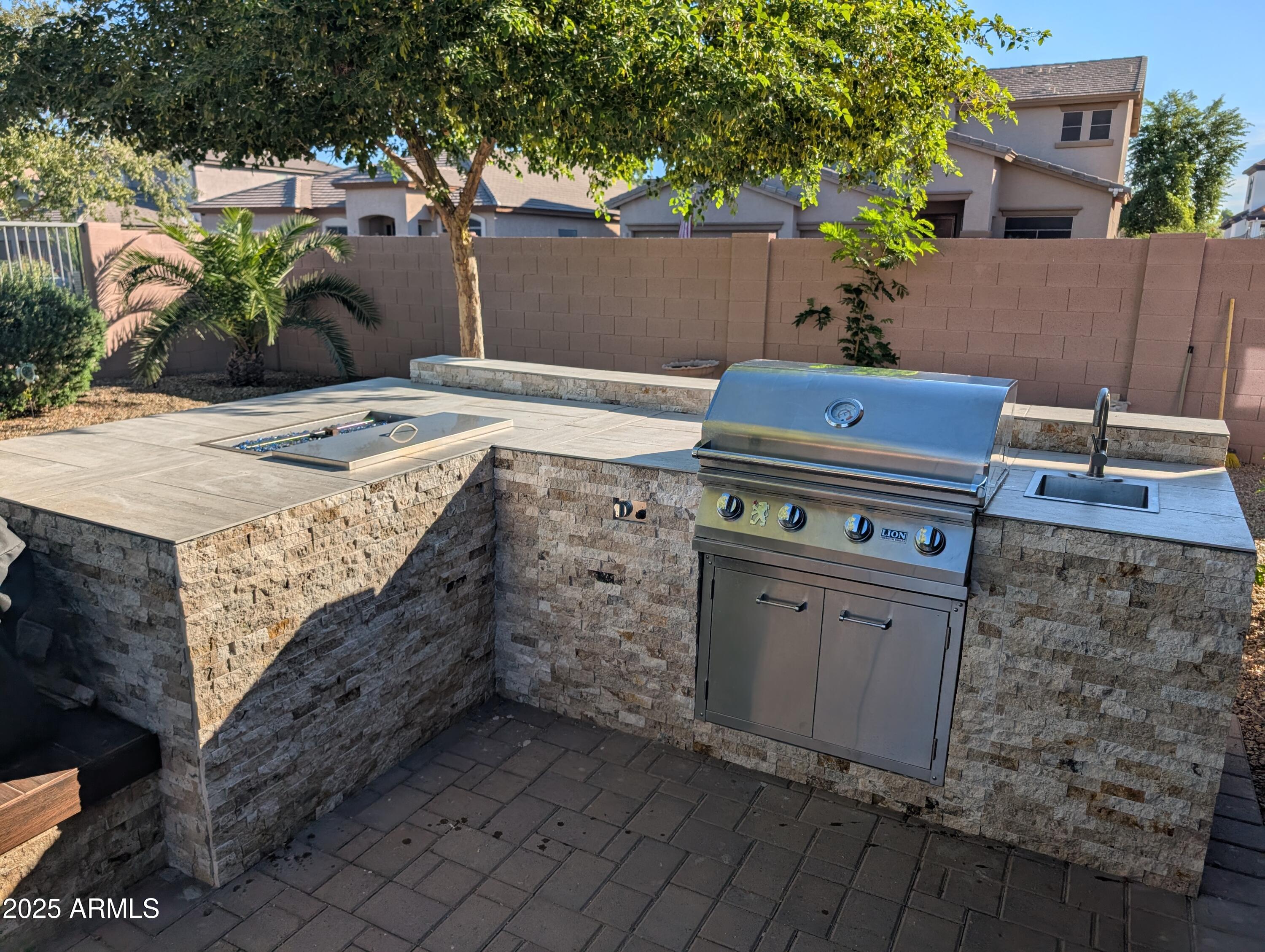4306 West Summerside Road Laveen, AZ 85339 - Photo 39 of 49 Built-In BBQ and Service Area