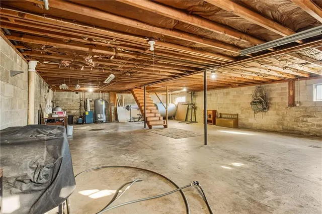 a view of a indoor basketball court