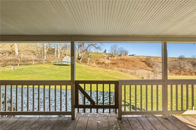 a view of a ocean from a balcony