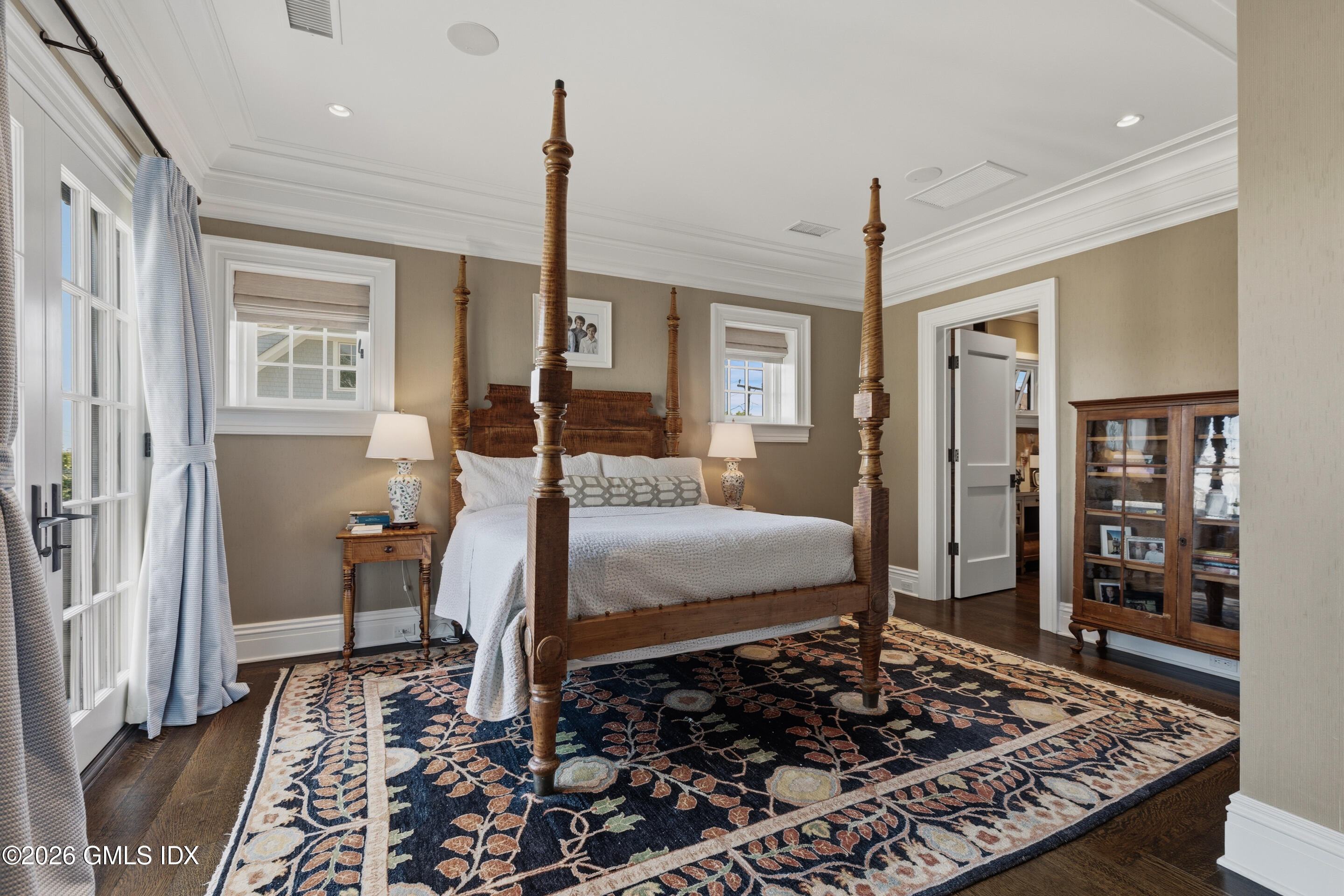 203 Shore Road Old Greenwich, CT 06870 - Photo 24 of 46 Primary Bedroom w/Two Walk-In Closets