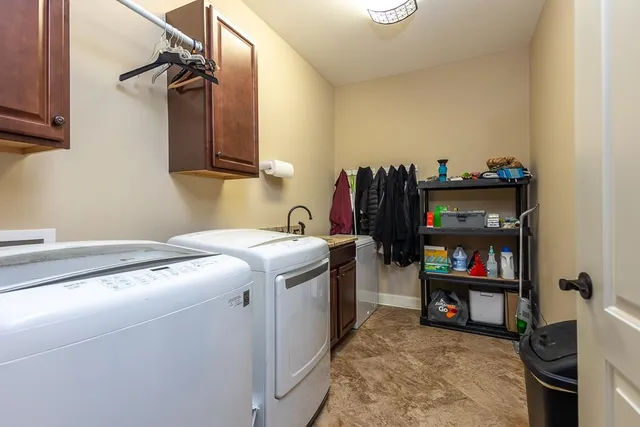 a room with storage and utility