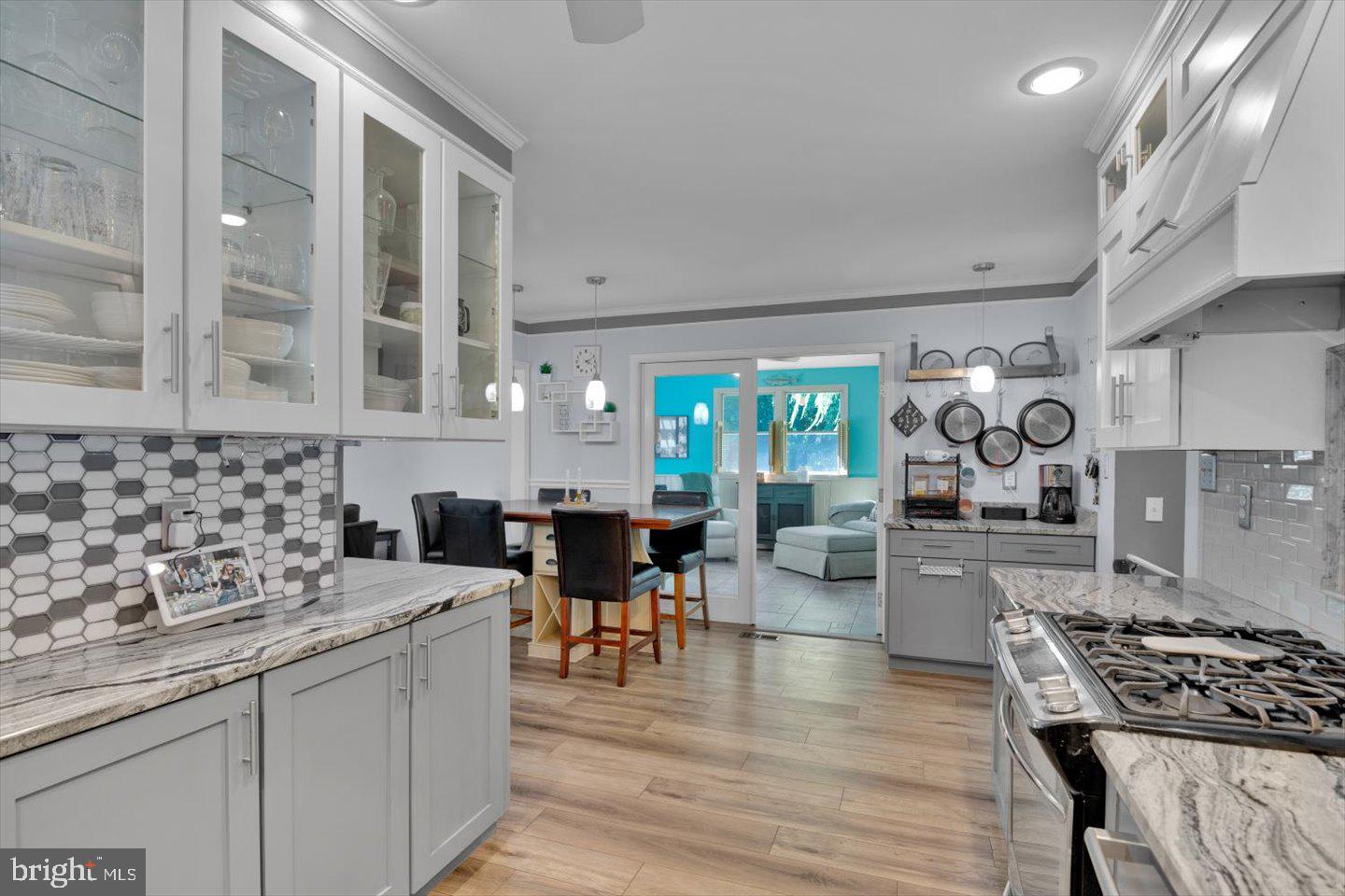 166 Country Farms Road Marlton, NJ 08053 - Photo 18 of 68 a kitchen with stainless steel appliances granite countertop a stove and cabinets