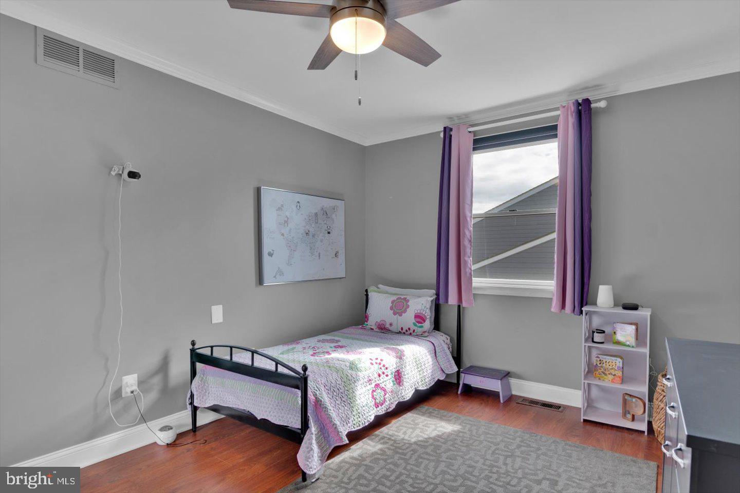 166 Country Farms Road Marlton, NJ 08053 - Photo 46 of 68 a bedroom with a bed and a chandelier