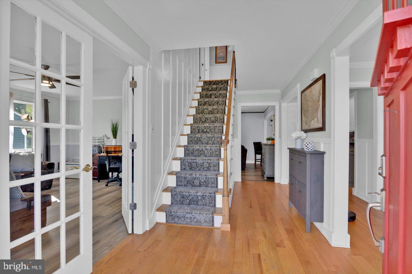 166 Country Farms Road Marlton, NJ 08053 - Photo 5 of 68 a view of a hallway view with wooden floor and entryway