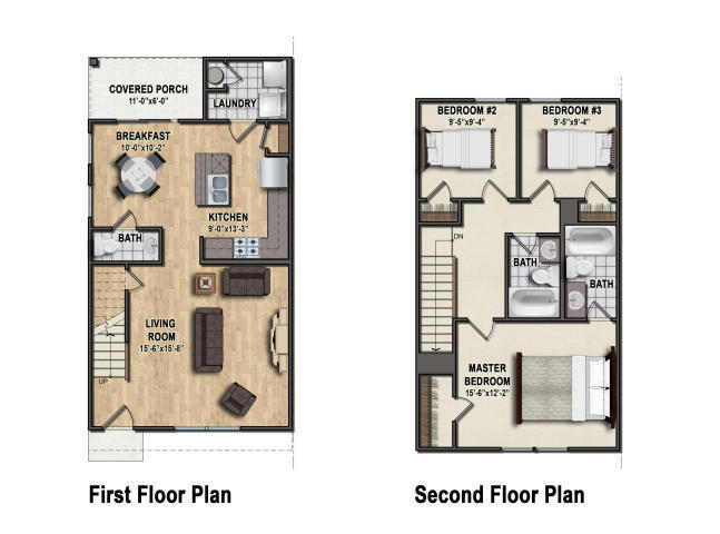 1051 Lexi Court, Unit 7B Ladson, SC 29456 - Photo 2 of 2 OP interior layout