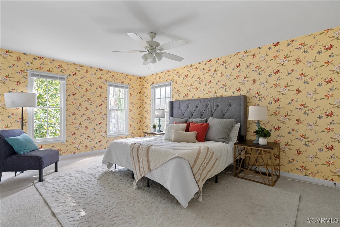 5801 Mill Spring Road Midlothian, VA 23112 - Photo 28 of 49 a bedroom with a bed and a chair