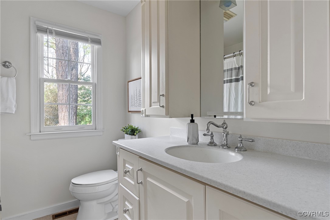 5801 Mill Spring Road Midlothian, VA 23112 - Photo 42 of 49 a bathroom with a sink toilet and window