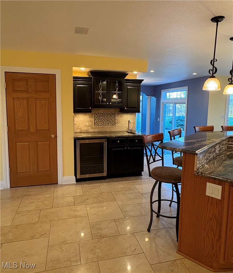 2504 Meloy Road Kent, OH 44240 - Photo 15 of 50 Kitchen featuring wet bar and beverage cooler