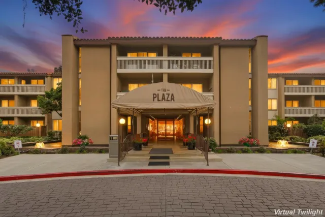 a front view of a building