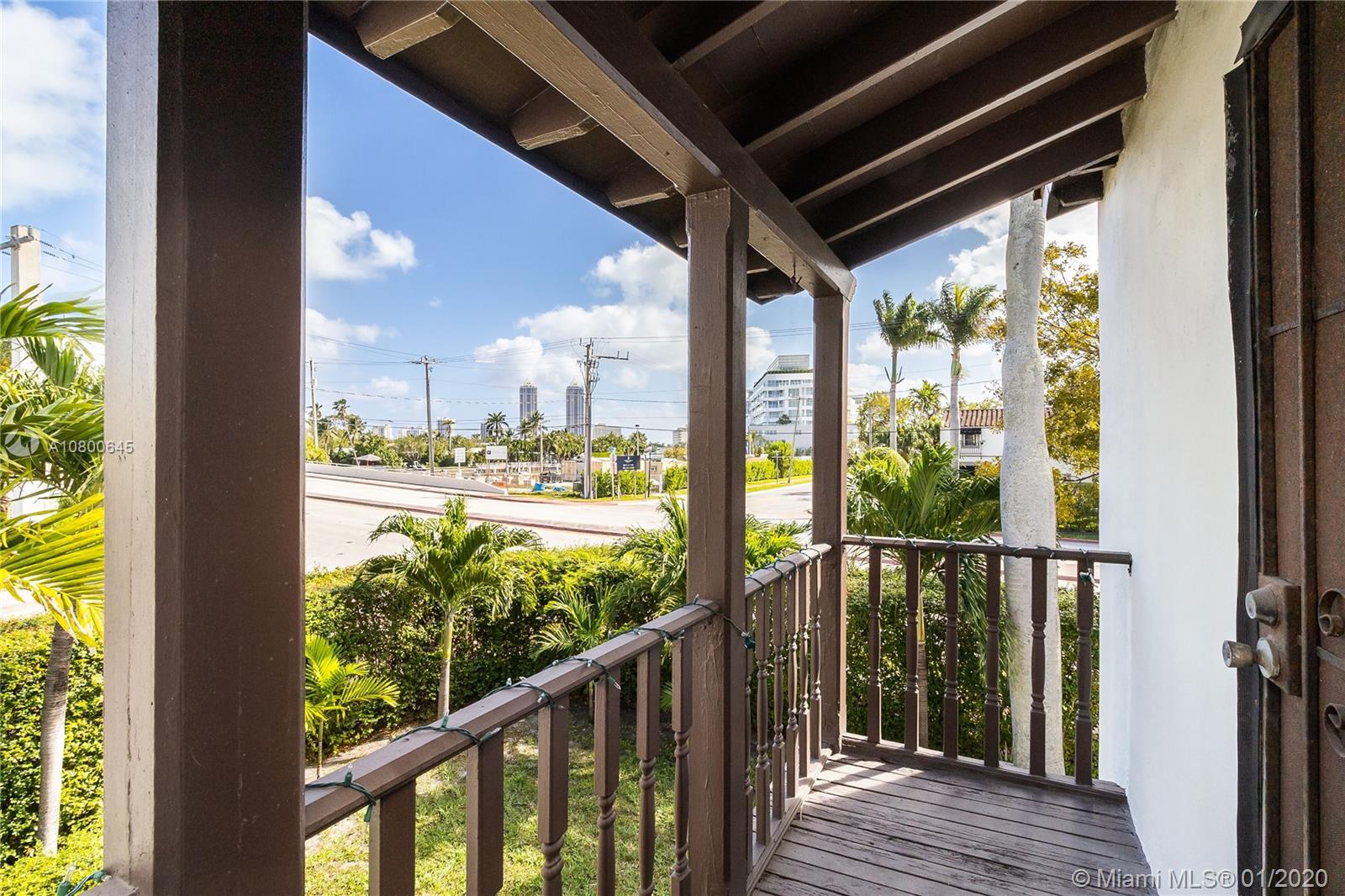 4770 Alton Road Miami Beach, FL 33140 - Photo 15 of 24 master bedroom balcony