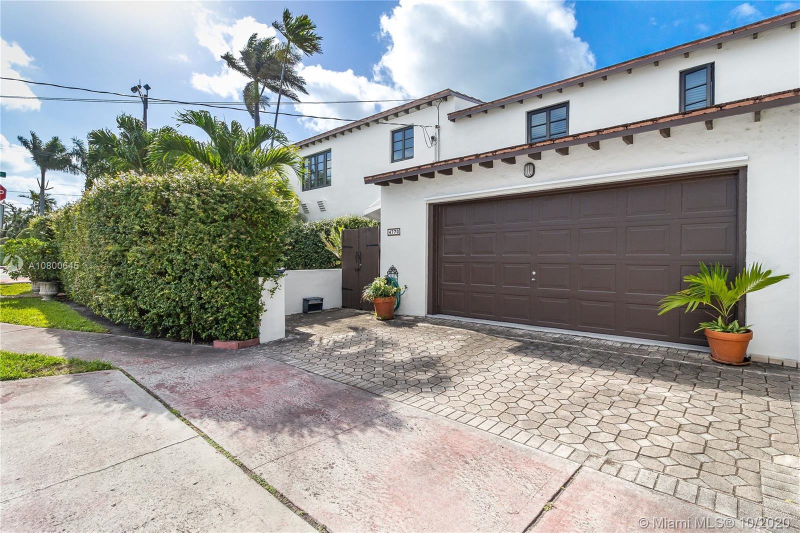 4770 Alton Road Miami Beach, FL 33140 - Photo 3 of 24 2 car garage, side entrance