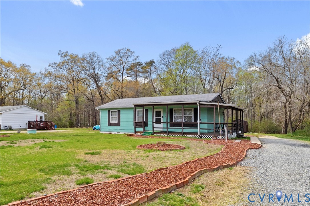 6436 Macedonia Road Woodford, VA 22580 - Photo 3 of 12 Single story home featuring covered porch and a fr