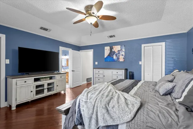 a bathroom with a tub and shower