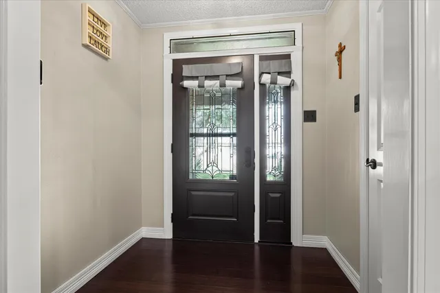a living room with furniture fireplace and a flat screen tv