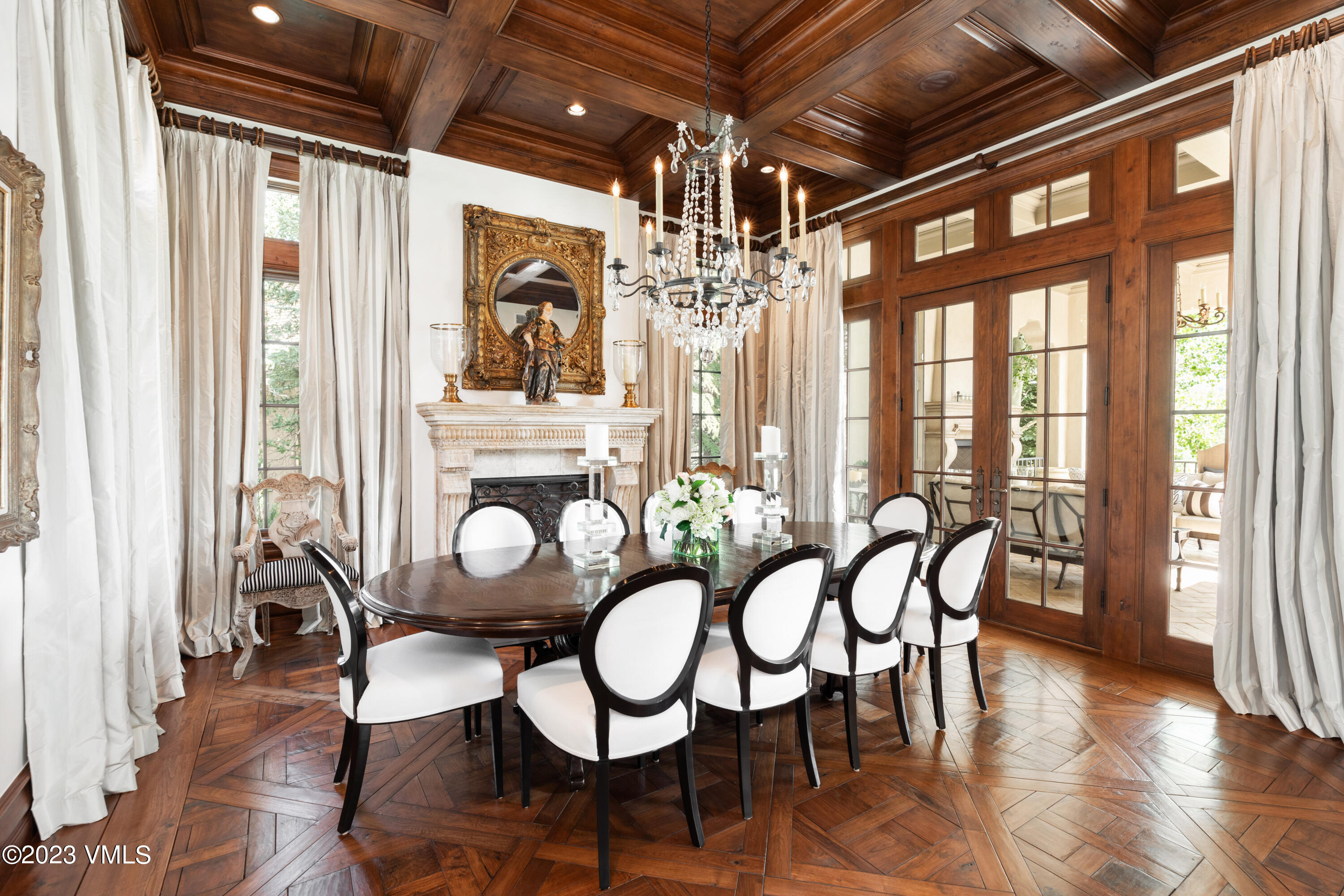 155 Arrowhead Drive Edwards, CO 81632 - Photo 5 of 45 a view of a dining room with furniture window and wooden floor
