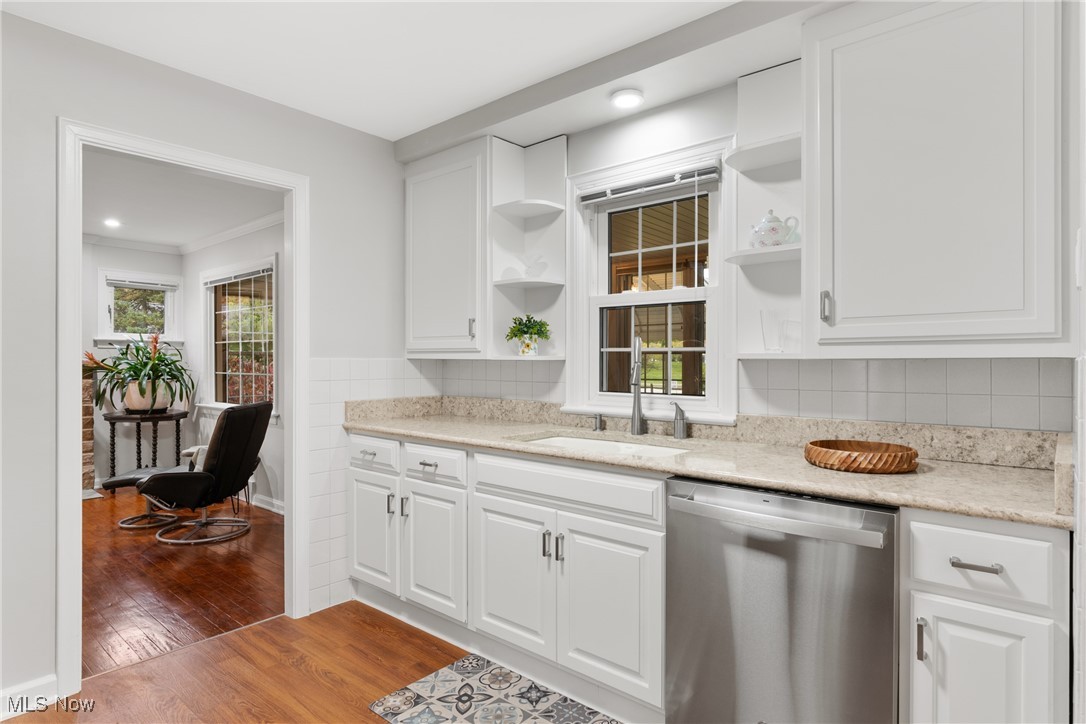 36725 Pettibone Road Solon, OH 44139 - Photo 15 of 44 Cultured granite and butcher block countertops, white cabinetry with lots of storage