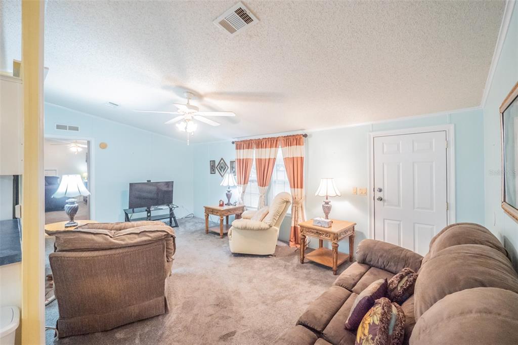 37510 Quail Ridge Circle Leesburg, FL 34788 - Photo 10 of 43 a living room with furniture ceiling fan and a rug