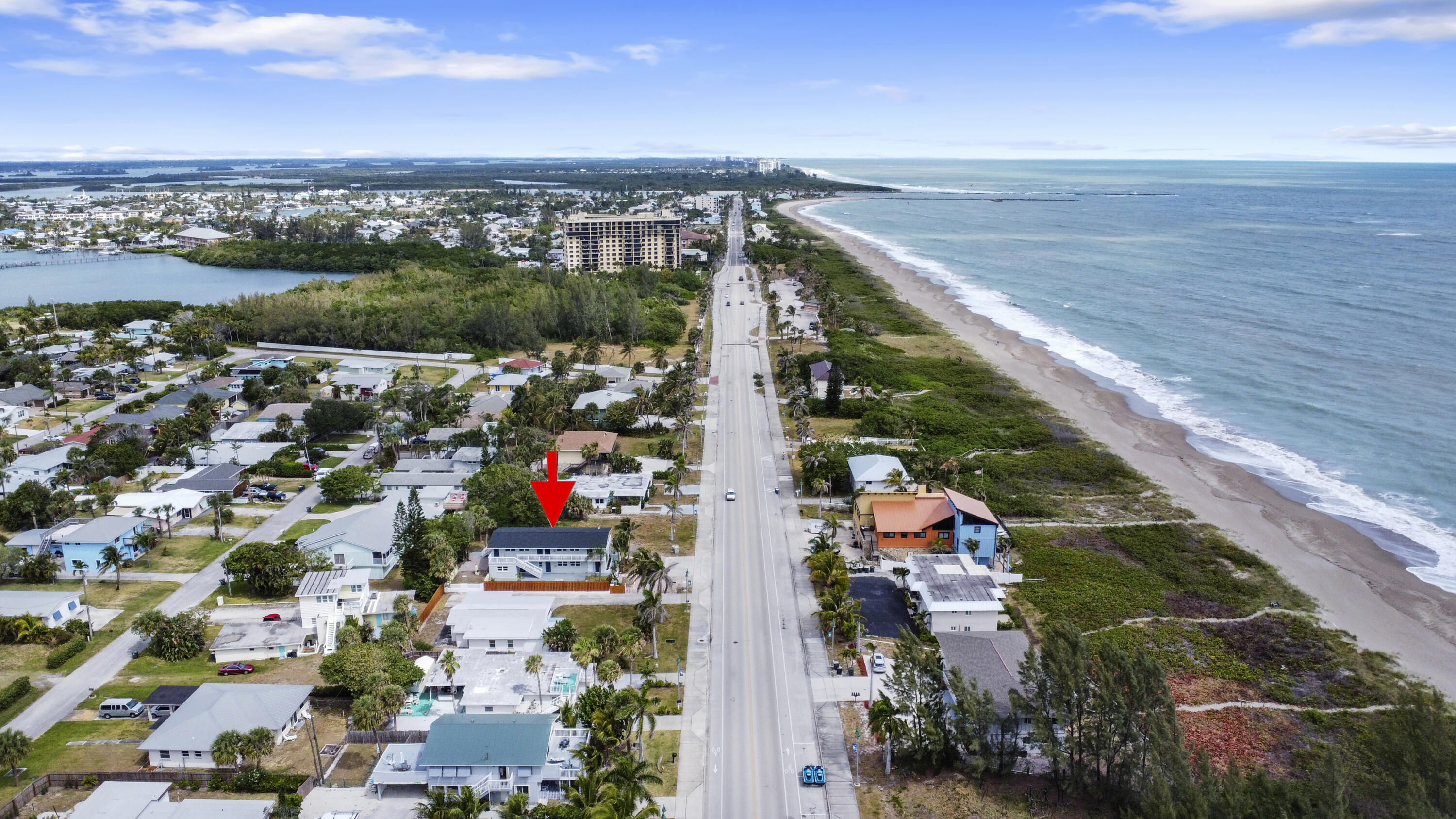 1115 South Ocean Drive, Unit 1 Fort Pierce, FL 34949 - Photo 26 of 48 an aerial view of a city