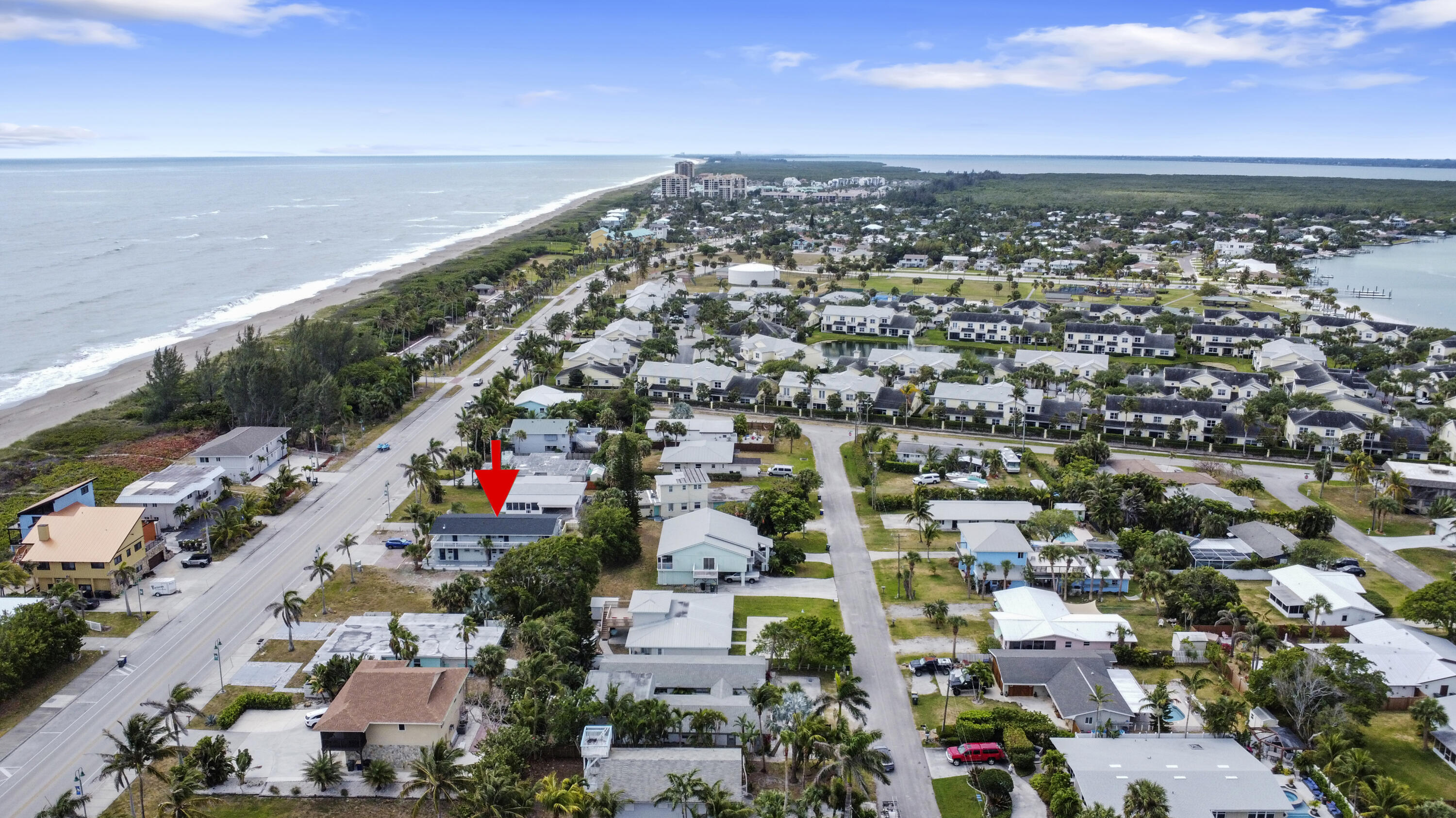 1115 South Ocean Drive, Unit 1 Fort Pierce, FL 34949 - Photo 31 of 48 an aerial view of a city