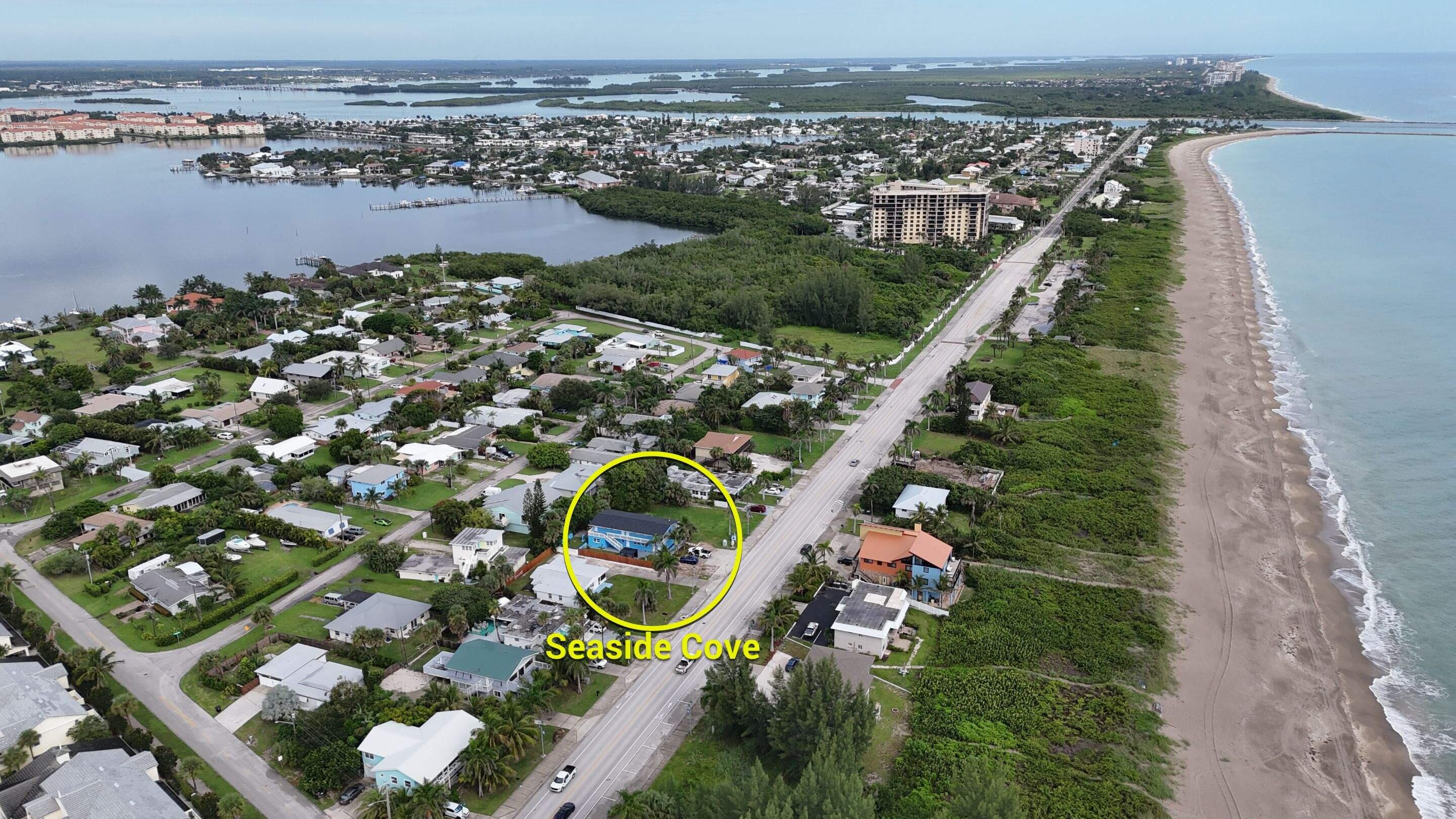 1115 South Ocean Drive, Unit 1 Fort Pierce, FL 34949 - Photo 45 of 48 an aerial view of multiple house