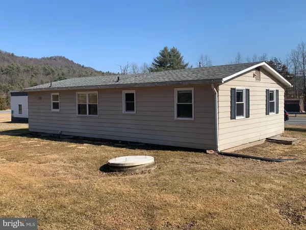 a backyard of a house