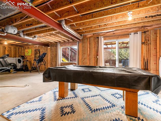 5346 Gentle Wind Road Colorado Springs, CO 80922 - Photo 25 of 28 Rec room featuring pool table
