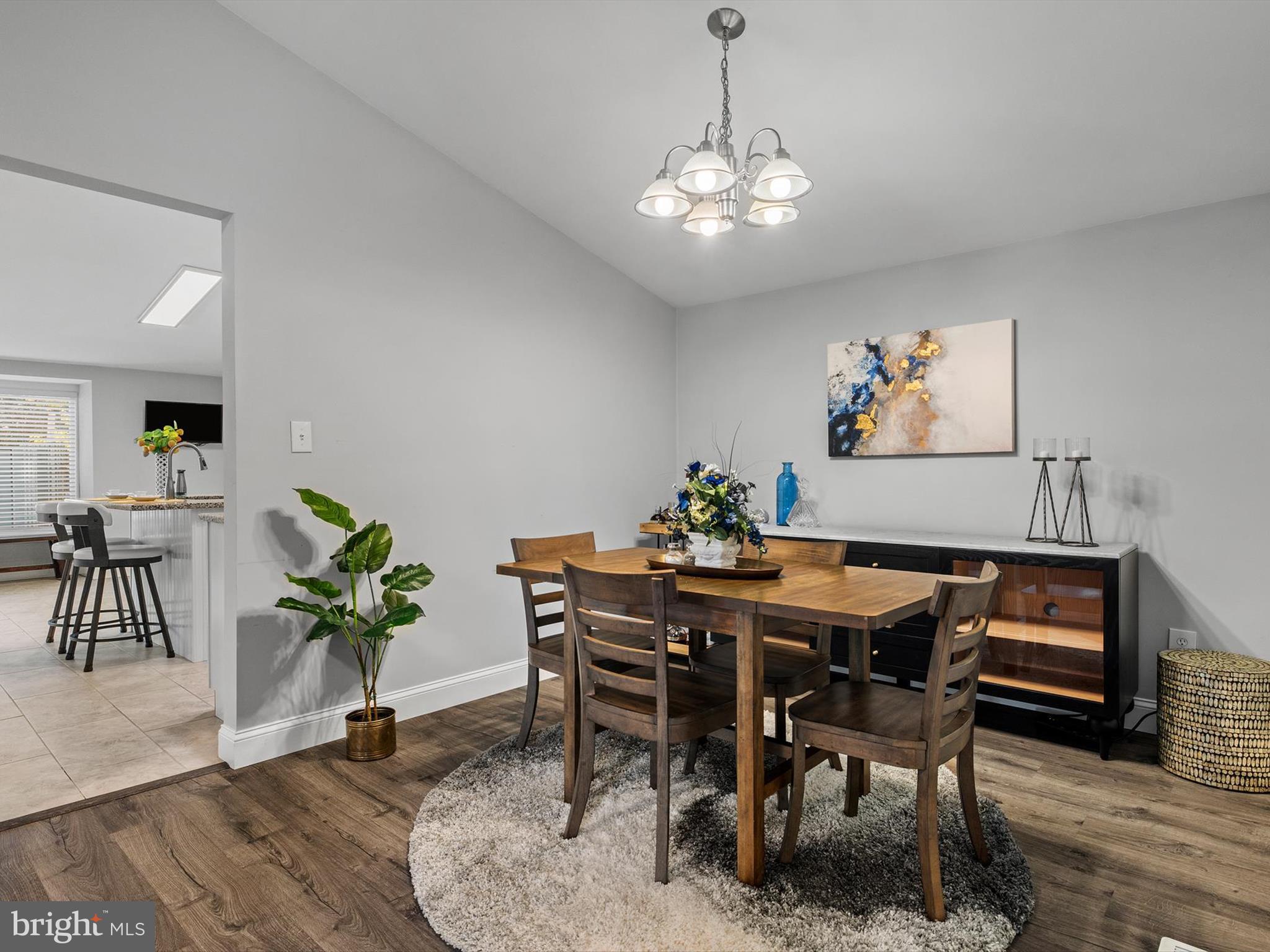 5966 Stevens Forest Road Columbia, MD 21045 - Photo 6 of 35 Dining room with vaulted ceiling