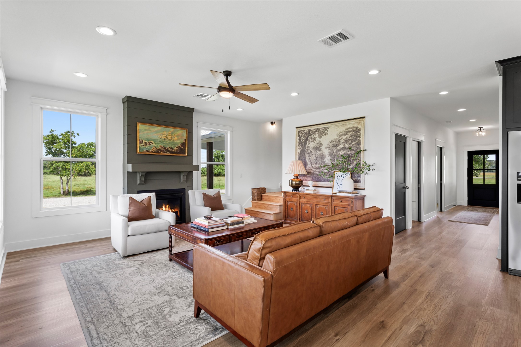 4473 County Road 172 Alvin, TX 77511 - Photo 8 of 36 Enjoy a relaxing evening by the fire