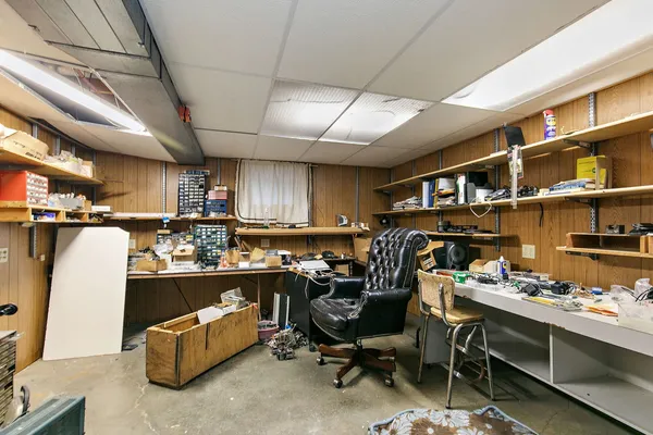 a view of storage and utility room