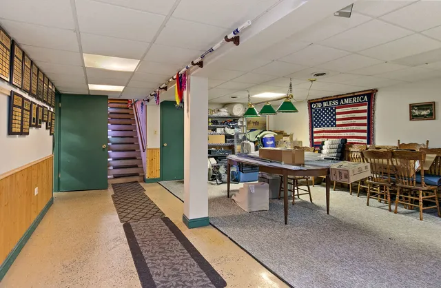 a view of storage and utility room