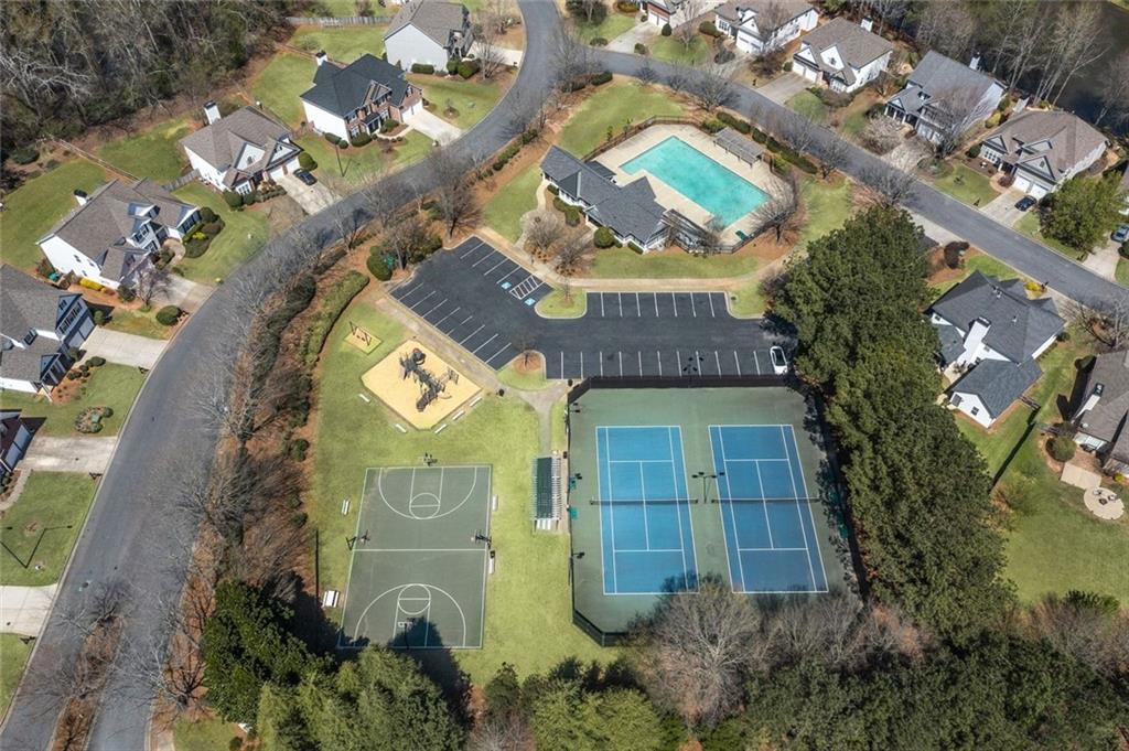 12857 Waterside Drive Alpharetta, GA 30004 - Photo 52 of 60 an aerial view of a residential building