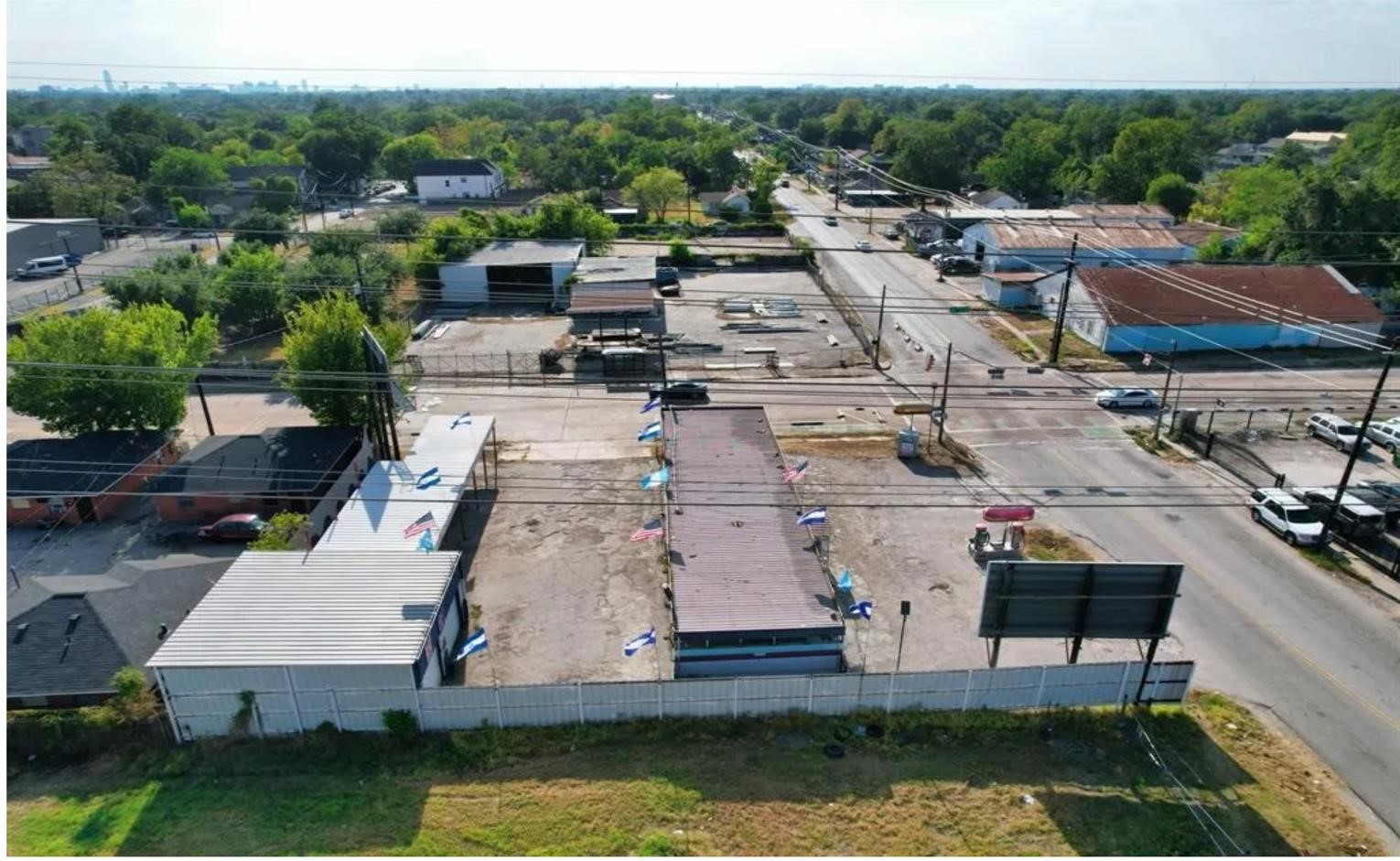 1602 Collingsworth Street Houston, TX 77009 - Photo 3 of 15 a aerial view of a house with swimming pool and a garden