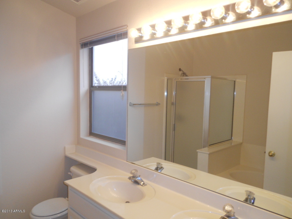 3918 East Agave Road Phoenix, AZ 85044 - Photo 8 of 14 a bathroom with a sink and a mirror