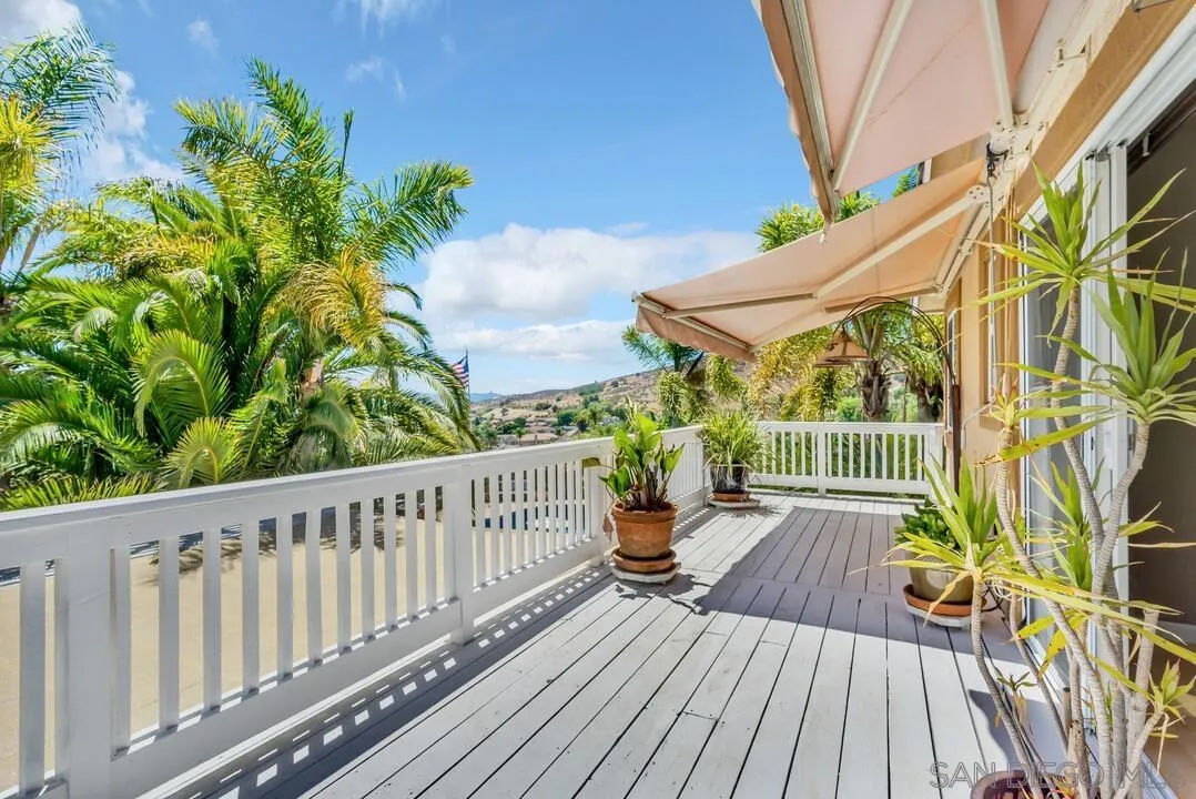 10496 Chaparral Drive Santee, CA 92071 - Photo 29 of 73 a view of balcony with wooden floor