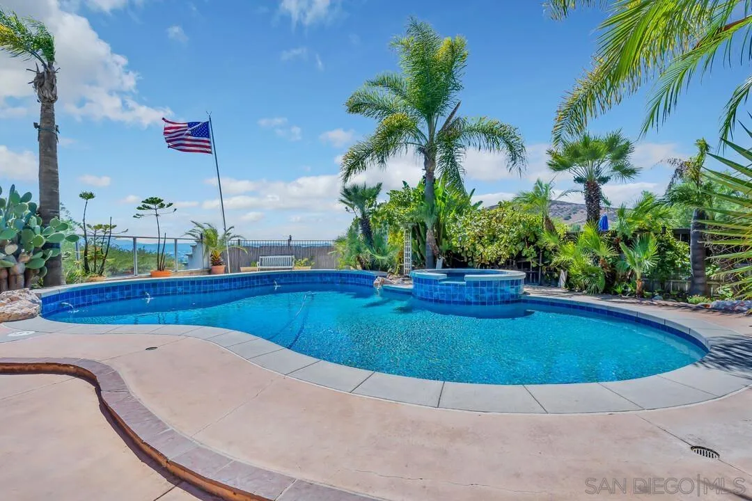 10496 Chaparral Drive Santee, CA 92071 - Photo 58 of 73 a view of outdoor space yard and swimming pool