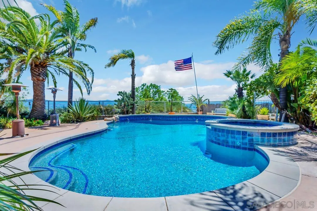 10496 Chaparral Drive Santee, CA 92071 - Photo 59 of 73 a view of a swimming pool with a potted plants