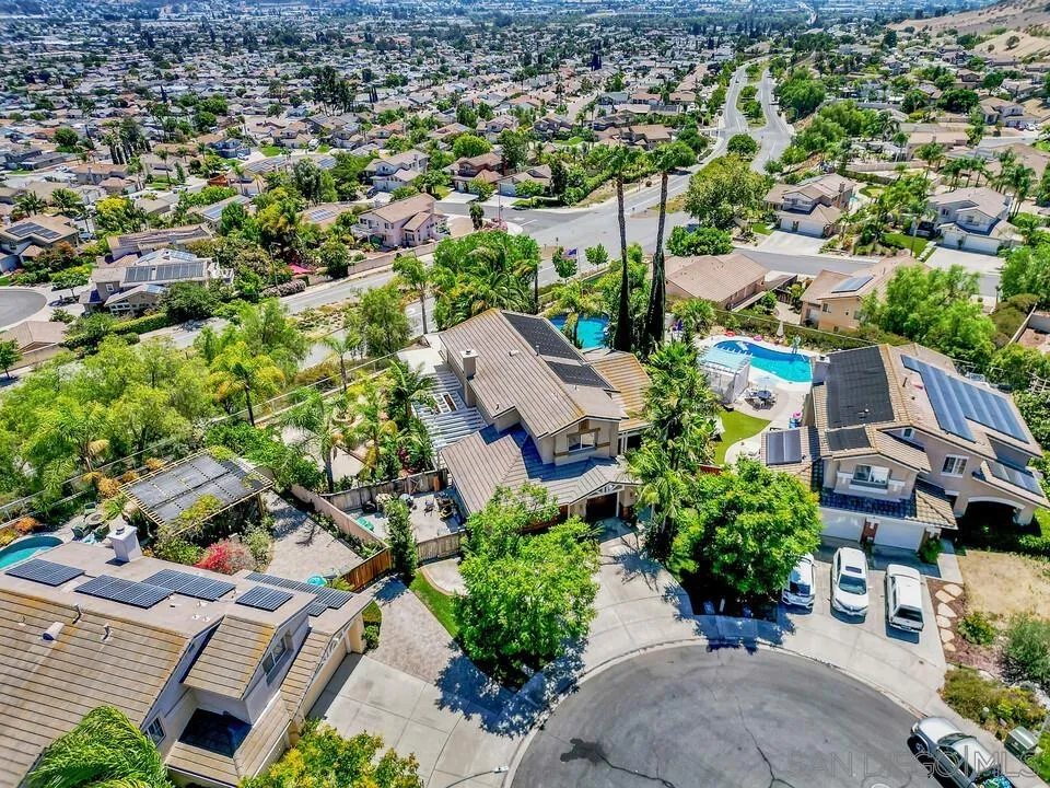10496 Chaparral Drive Santee, CA 92071 - Photo 64 of 73 an aerial view of multiple house